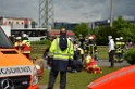 Schwerer Bus Unfall Koeln Porz Gremberghoven Neuenhofstr P032